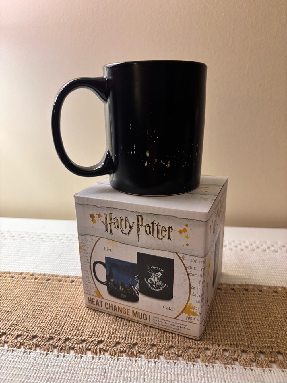 Harry Potter Black Heat-Change Coffee Mug
